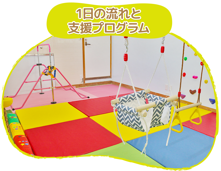 1日の流れ・支援プログラム